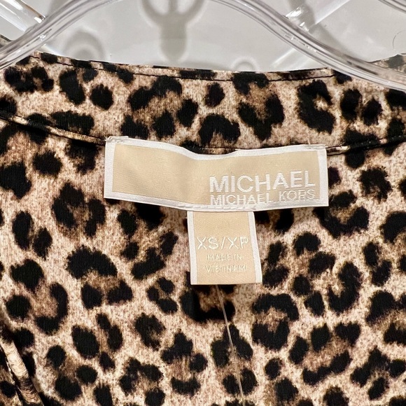 Michael Kors Animal Print Midi Dress BRAND NEW - Picture 3 of 4